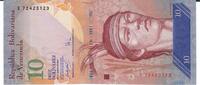 Venezuela 10 Bolivares Banknote Geldschein -