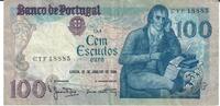 Portugal 100 Escudos Banknote Geldschein -