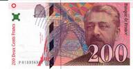 Frankreich 200 Frank Banknote Geldschein -