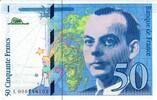 Frankreich 50 Francs Banknote Geldschein -