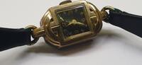 mechanische Damenarmbanduhr antik mechanische Damenuhr Uhr 17 Rubis vergoldet -