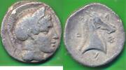 Griechische Münzen hemidrachme Thessalien - Pharsalos -