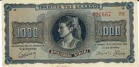 Griechenland 1000 Drachmen Banknote Geldscheine -