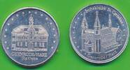 Deutschland Moderne Medaillen, 2 Stück DDR, Sachsen, Stiftskirche zu Gernrode und Rathaus -