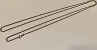 Lange Silberkette 925er Sterling Silber Länge ca 99 cm -
