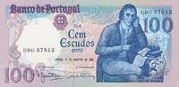 Portugal 100 Escudos Geldschein Banknote -