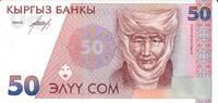 Kirgisistan 50 Som o.D.(2002) Banknote Geldscheine unc 12,00 EUR prix TTC + 6,00 EUR frais d'envoi