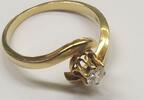  Goldschmuck 14 K Gold Ring mit Brillant 0,12 Ct 585 er Damenrring Solit... 250,00 EUR prix TTC + 6,00 EUR frais d'envoi