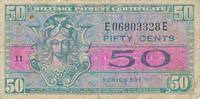 USA - Vereinigte Staaten v. Amerika 50 Cents (1954) Geldschein Militärge... 22,00 EUR prix TTC + 6,00 EUR frais d'envoi