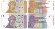 Kroatien 1 5 Dinara Banknote Geldscheine 1 5 Dinara (unc) 2 Scheine -