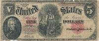 USA - Vereinigte Staaten v. Amerika $ 5 Dollars Hamilton -