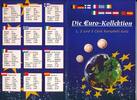 Euro Länder 1 2 5 Cents, Kommplett-Satz Euro Kollektion , Münzen der ersten 12 Euroländer Folder -