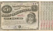 USA - Vereinigte Staaten v. Amerika $ 5 Dollars State Of Louisiana -
