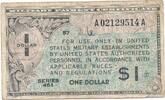 USA - Vereinigte Staaten v. Amerika $ 1 Dollar Serie 461 Military Payment Certificate -