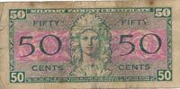 USA - Vereinigte Staaten v. Amerika 50 Cents 1954 Serie 521 Military Pay... 24,00 EUR prix TTC + 6,00 EUR frais d'envoi