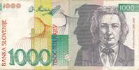 Slowenien 1000 Tolarjev Geldschein Banknote Banka Slovenije, Slovenia -