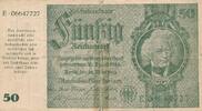 Deutschland Drittes Reich Deutsches Reich 50 Mark, Reichsmark, Reichsbanknote Graz, Linz u.Salzburg, Notausgaben im Frühjahr 1945 -