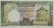 Sri Lanka, Ceylon 10 Rupees 1987 Banknote II 6,00 EUR prix TTC + 6,00 EUR frais d'envoi