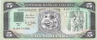 Liberia 5 Dollar Banknote -