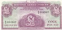 Großbritannien one pound Banknote -