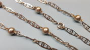Silberkette 835 er Silber Silbercollier kette L ca. 70 cm -