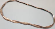 Silberkette 835 er Silber Silbercollier kette L ca. 46 cm zweireihig -