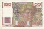 Frankreich 100 Francs Geldschein "Jeune Paysan " -