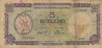 Somalia 5 Shillings 1971 Somala Somali Five Scellini Mocadiscio IV 60,00 EUR prix TTC + 6,00 EUR frais d'envoi
