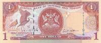 Trinidad & Tobago 1 Dollar Geldschein Banknote -