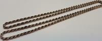 Lange 925er Silber Kette Kordelkette Silberkette -