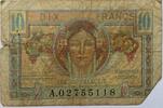 Frankreich 10 Francs Francs TRÉSOR Serie:A.02755118 -