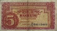 Tschechoslowakei 5 Korun -