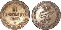 Altdeutschland/ Mecklenburg-Schwerin 2 Pfennig Friedrich Franz II. -