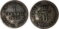 Altdeutschland/ Mecklenburg-Schwerin 1 Pfennig Friedrich Franz II. -