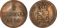 Altdeutschland/ Sachsen-Meiningen 1/2 Kreuzer Bernhard Erich Freund -