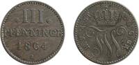 Altdeutschland/ Mecklenburg-Schwerin 3 Pfennig -