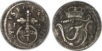 Altdeutschland/ Sachsen-Weimar-Eisenach 3 Pfennig Friedrich III. von Gotha-Altenburg, als Vormund -