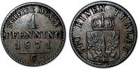 Altdeutschland/ Brandenburg-Preußen 1 Pfennig Wilhelm I. -