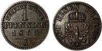 Altdeutschland/ Brandenburg-Preußen 1 Pfennig Wilhelm I. -