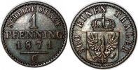 Altdeutschland/ Brandenburg-Preußen 1 Pfennig Wilhelm I. -