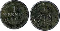 Altdeutschland/ Brandenburg-Preußen 1 Pfennig Wilhelm I. -