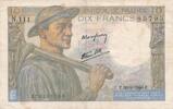 Frankreich 10 Francs Mineur type -