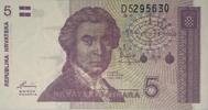 Kroatien 5 Dinara Banknote -