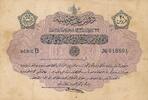 Osmanisches Reich Osmanen Türkiye Türkei 20 Piastres 20 Kuruş Mehmed Reşad AH 1332 Serie B violett -