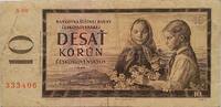 Tschechoslowakei 10 Korun Banknote -
