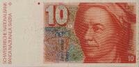 Schweiz 10 Francs Banknote -