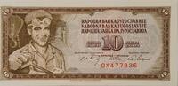 Jugoslawien 10 Dinar Banknote -