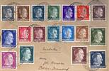 Deutschland, Drittes Reich Briefmarken auf Postkarten Stempel: Brest Utowsk; DEUTSCHLAND IM BESETZTEN RUSSLAND/UKRAINE -