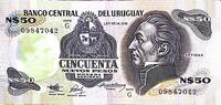 Uruguay 50 Pesos Banknote -