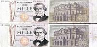 Italien 1000 Lire Banknote -